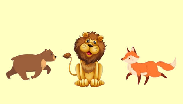 La zorra, el oso y el león